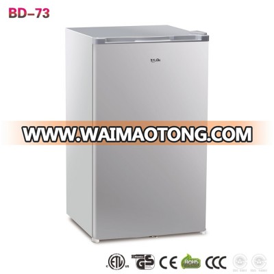 BD -73 73L single door commercial household cheap mini table top freezer refrigerator